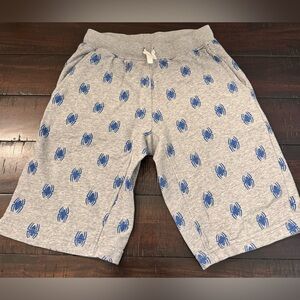 Hanna Andersson Marvel Spider-Man Shorts, Size: 10 / 140cm, Color: Gray/Blue